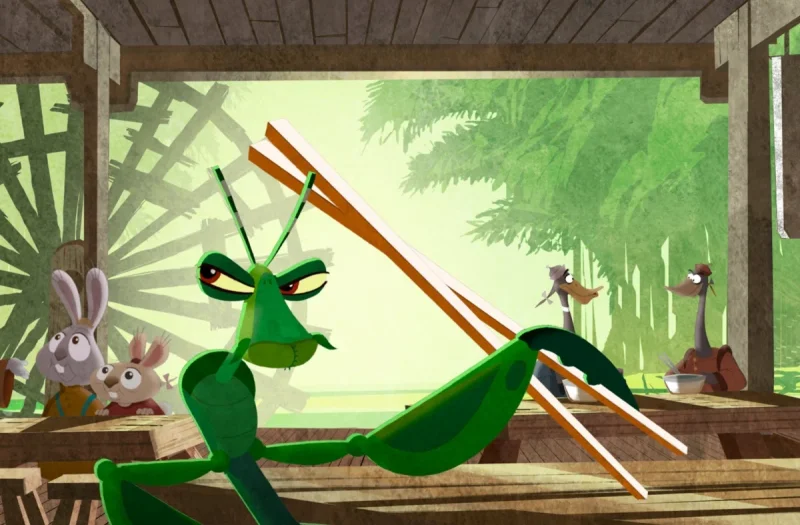 Кадр 2 из Кунг-фу Панда: Секреты неистовой пятерки  (2008)